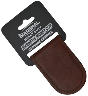 Genuine Leather Black Strong Magnetic Money Clip 812 CF (C)-menswallet