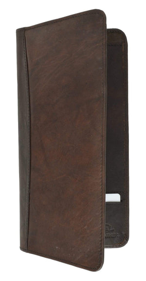 Genuine Leather Boarding Pass and Passport Holder with Credit Card Slots 565 CF (C)-menswallet