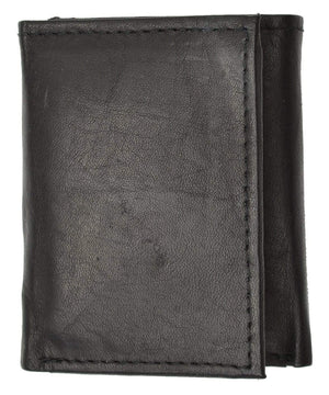 Genuine Leather Childrens Small Trifold Kids Wallet Gift 825-menswallet