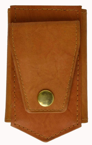 Genuine Leather Key Holder Small Size with Snap Closure 1312 CF (C)-menswallet