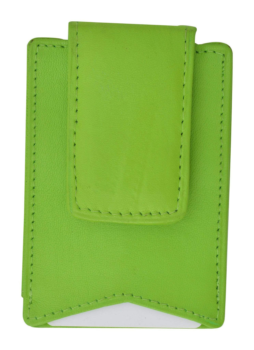 Men's Genuine Leather Wallet With Magnetic Money Clip & ID Window