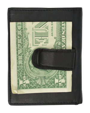 Genuine Leather Mens Wallet Business Credit Card Case Bifold 762 CF (C)-menswallet