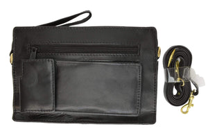 Genuine Leather Organizer Bag Checkbook and Credit Card Holder 105 (C)-menswallet