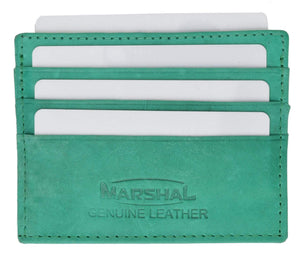 Genuine Leather Slim Thin Credit Card Holder 170 CF (C)-menswallet