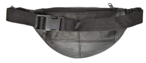 Genuine Leather Slim Waist Pouch, Fanny Pack, Unisex Design 001 (C)-menswallet