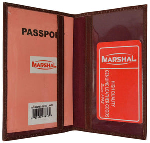 Genuine Leather USA Passport Cover, Holder and Case for International Travel 151 CF USA BLIND (C)-menswallet