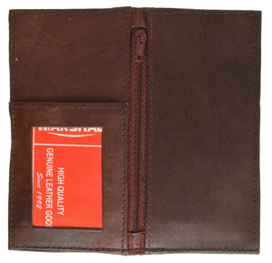 Genuine Leather Wallet Credit Card Holder Outside ID Window 2507 CF (C)-menswallet