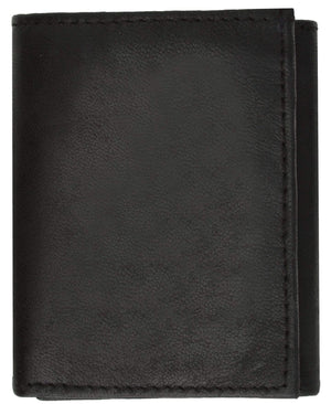 Genuine Soft Leather Tri-fold ID Coin Credit Card Holder Mens Wallet 536-menswallet