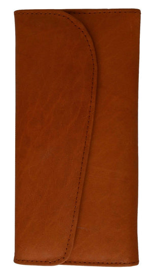 Ladies Checkbook Style Leather Wallet Purse Clutch 2575 CF (C)-menswallet