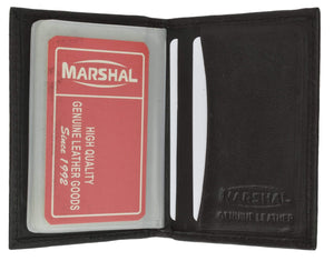 Lamb Leather Bifold Plastic Credit Card Inserts Holder 1570 (C)-menswallet