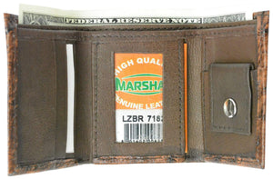 Leather Children Trifold Wallet Kids Ostrich Print 71825 OS-menswallet