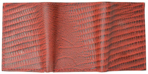 Leather Children Trifold Wallet Kids Snake Print 71825 SN-menswallet