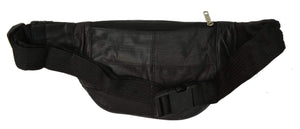 Genuine Lambskin Leather Large Fanny Bag by Marshal Wallet-menswallet