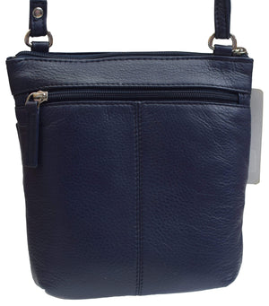 Luxury Womens Zipper Purse Handbag Genuine Leather Ladies Crossbody Shoulder Bag-menswallet