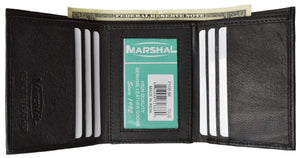 Men's Genuine Soft Leather Trifold Wallet P 1155 (C)-menswallet