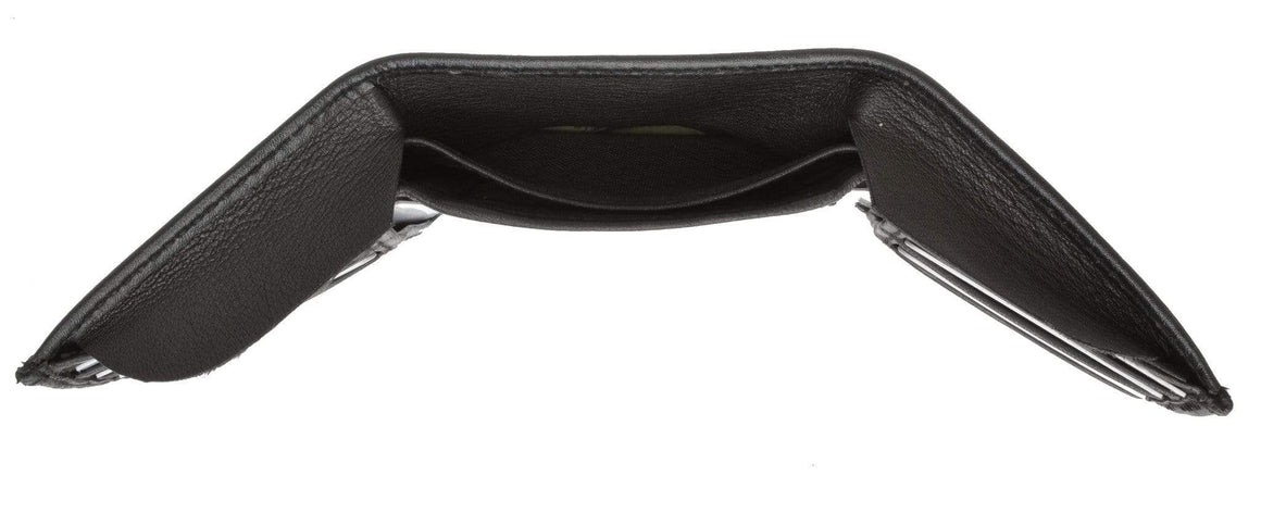 Mens Genuine Leather Card ID Key Holder Trifold Wallet 2555 - wallets for men's at mens wallet