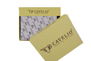 Mens High Quality Genuine Leather Card Holder Trifold Wallet with Outside ID Window by Cavelio 730055 (C)-menswallet