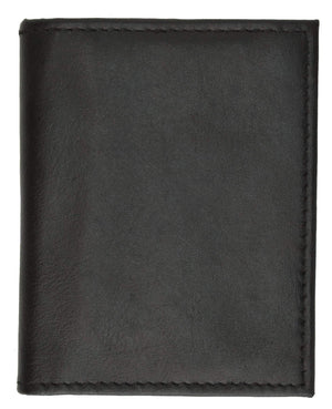 Mens Lambskin Leather Small Center Flap Credit Card Holder 74 (C)-menswallet