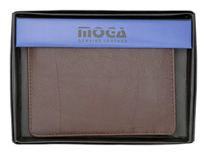 Moga Italian Design Leather Large Hipster Bifold Credit Card ID Mens Wallet 90502-menswallet