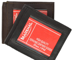 Money Clip With I.D. Outside-menswallet