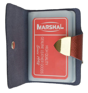 New Fashion Credit Business ID Card Holder Pocket Wallet with Snap Closure 118-01 (C)-menswallet