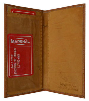New Genuine Leather Checkbook Cover Case Crocodile Pattern 156 CR (C)-menswallet