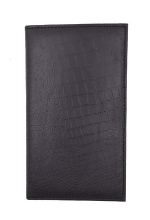 New RFID Blocking Premium Genuine Crocodile Pattern Leather Bifold Credit Card ID Holder RFIDP1529CR (C)-menswallet