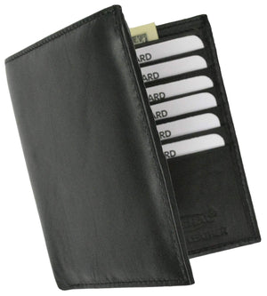 Premium Lambskin Leather Bifold Hipster Credit Card Wallet P 2502 (C)-menswallet