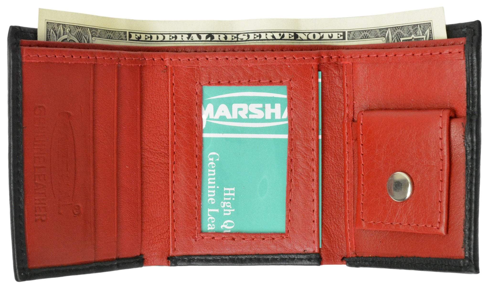 Premium Leather Children's Trifold Wallet Kids Wallet Multiple Colors P 825 CF-menswallet