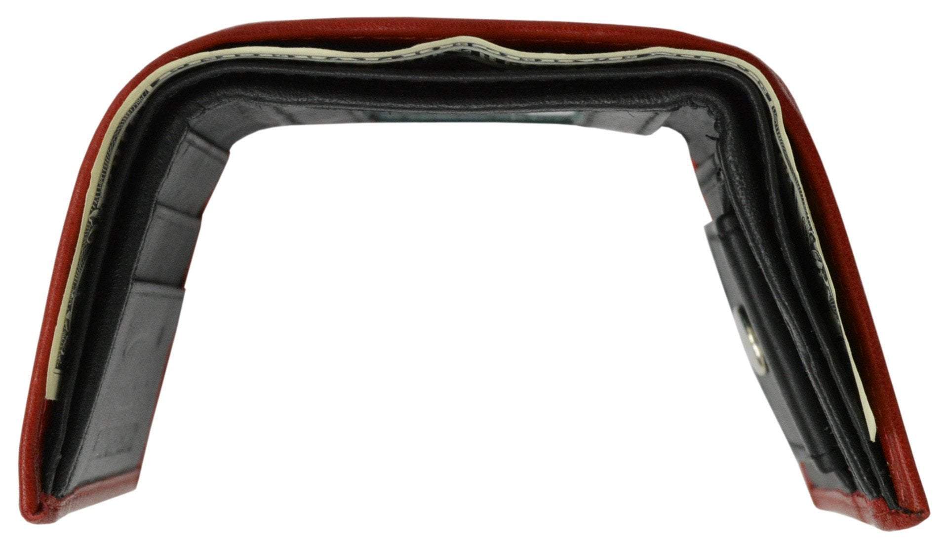 Premium Leather Children's Trifold Wallet Kids Wallet Multiple Colors P 825 CF-menswallet