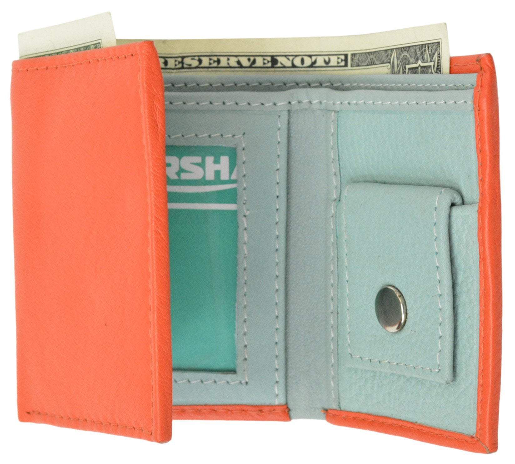 Premium Leather Children's Trifold Wallet Kids Wallet Multiple Colors P 825 CF-menswallet