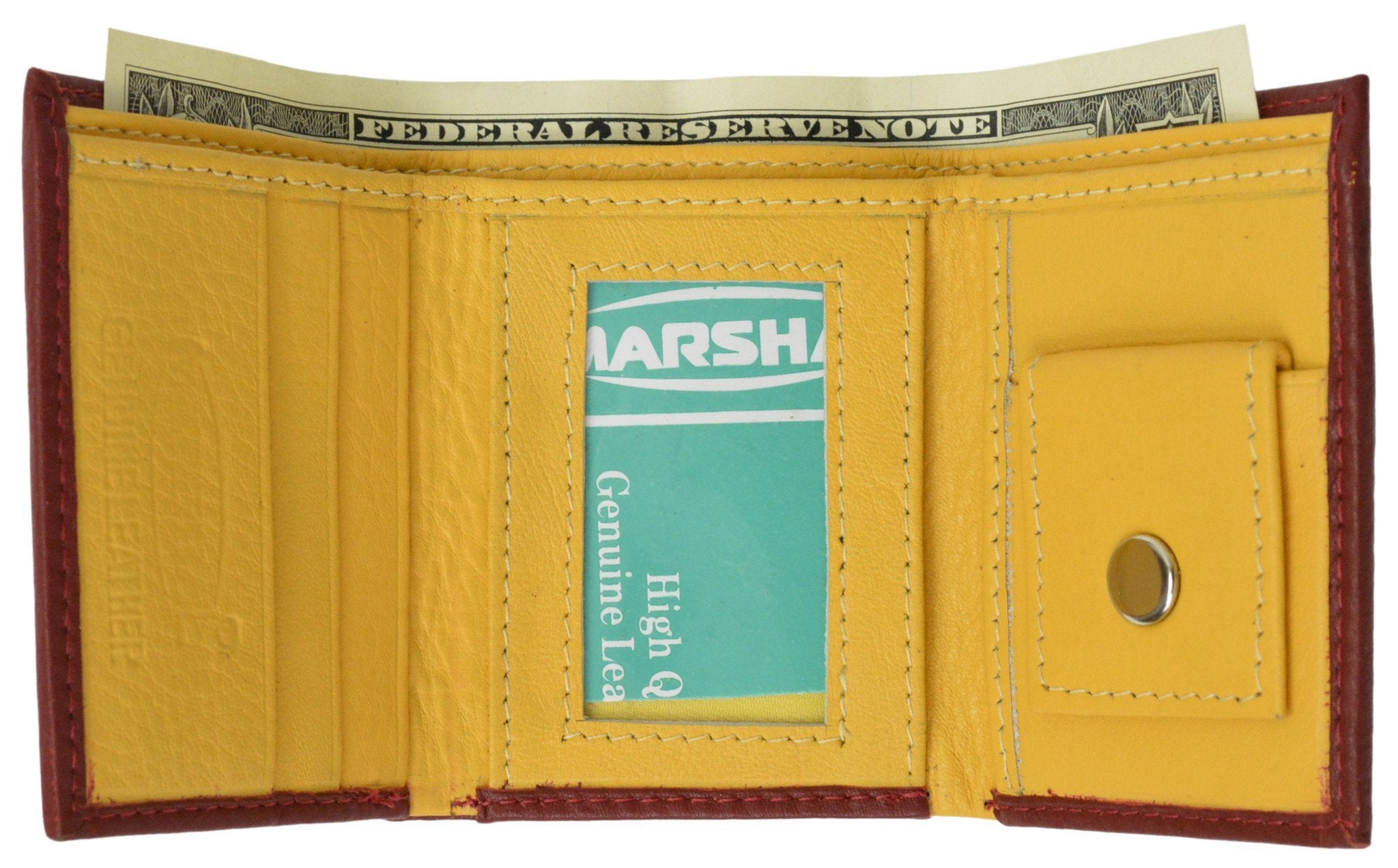 Premium Leather Children's Trifold Wallet Kids Wallet Multiple Colors P 825 CF-menswallet