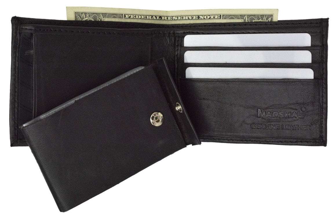 Premium Leather Men's Bifold Wallet with Built-In Removable Plastic Inserts P 1154 (C)-menswallet