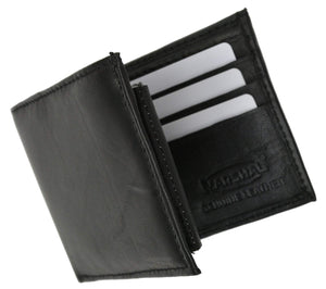 Premium Leather Men's Bifold Wallet with Built-In Removable Plastic Inserts P 1154 (C)-menswallet