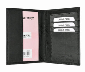 Premium Leather United States Passport Holder Card Holder Golden Print Emblem P 601 USA (C)-menswallet