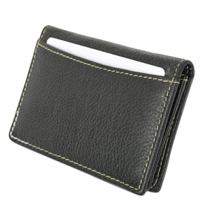 Premium Soft Leather Black Business Card Holder 960070-menswallet