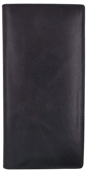 Marshal Hand Crafted Genuine Soft Leather Checkbook Cover simple-156-menswallet