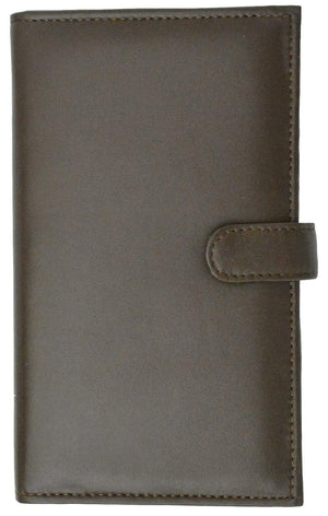 RFID Blocking Soft Premium Leather Bifold Credit Card Holder with Button Closure RFID P 1629 (C)-menswallet