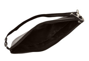 RFID Safe Soft-Sided Premium Leather Zippered Wristlet Wallet. RFID P 1716 (C)-menswallet