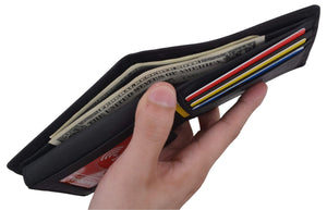 Route 66 Mens RFID Bifold Credit Card ID Genuine Leather Wallet-menswallet
