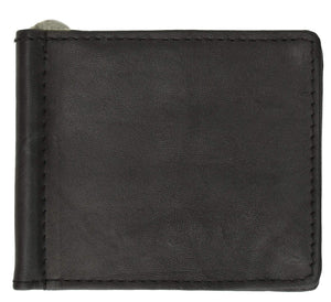 Simple Genuine Leather Wallet Money Clip 146C (C)-menswallet