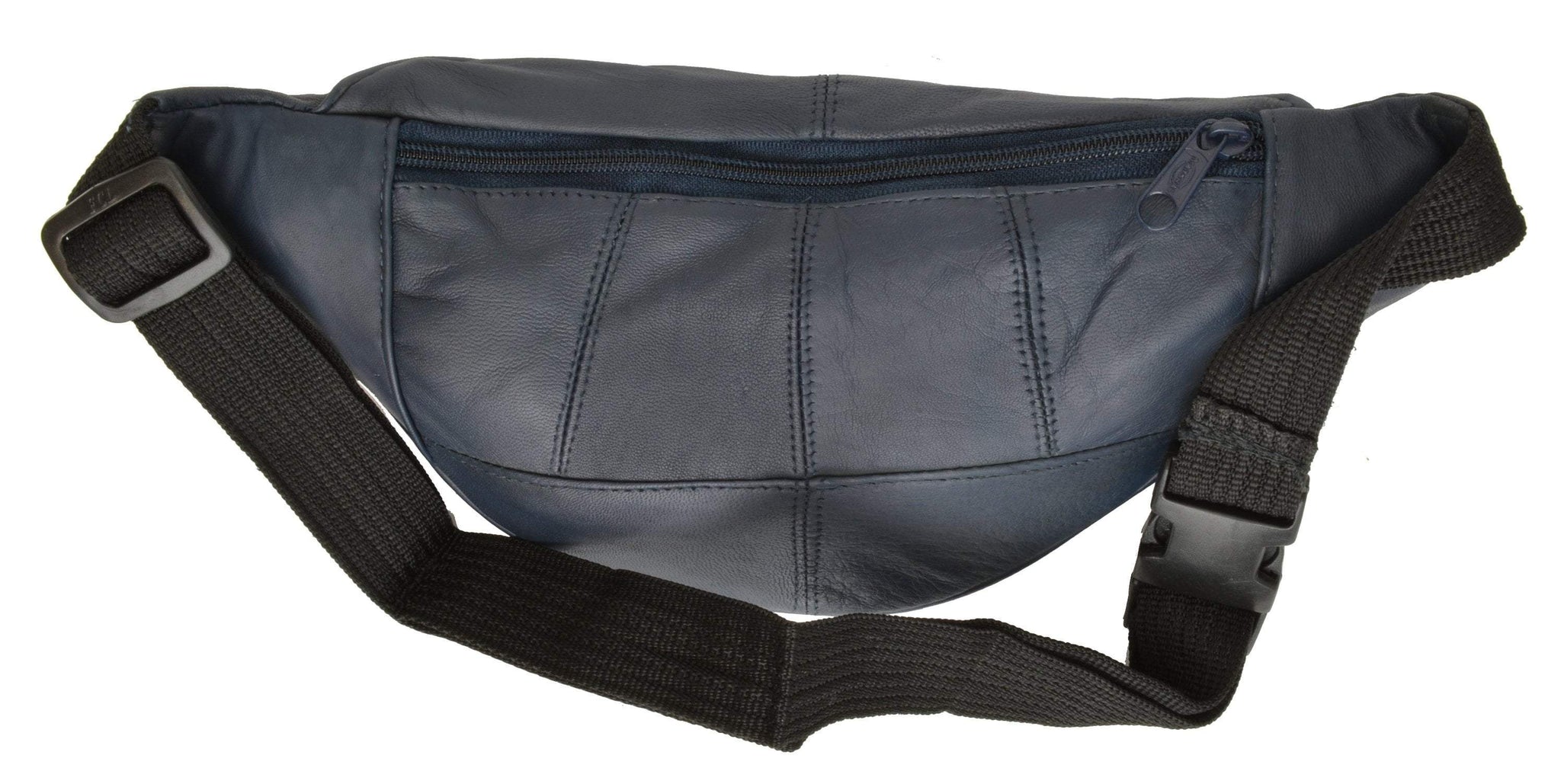Slim Genuine Leather Waist Pouch Fanny Pack Multiple Colors - wallets for men's at mens wallet