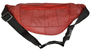 Slim Genuine Leather Waist Pouch Fanny Pack Multiple Colors-menswallet