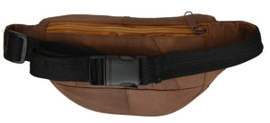 Slim Genuine Leather Waist Pouch Fanny Pack Multiple Colors-menswallet