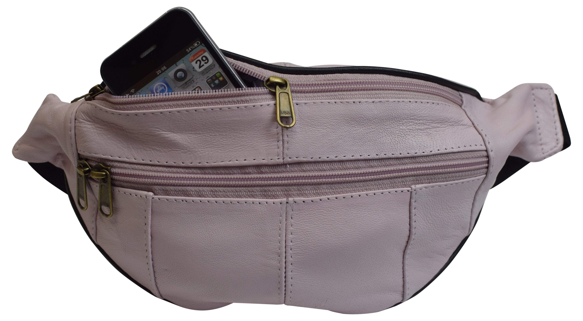 Slim Genuine Leather Waist Pouch Fanny Pack Multiple Colors - wallets for men's at mens wallet