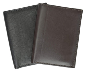 Slim Lambskin Leather Credit Card ID Mini Bifold Wallet 81-menswallet