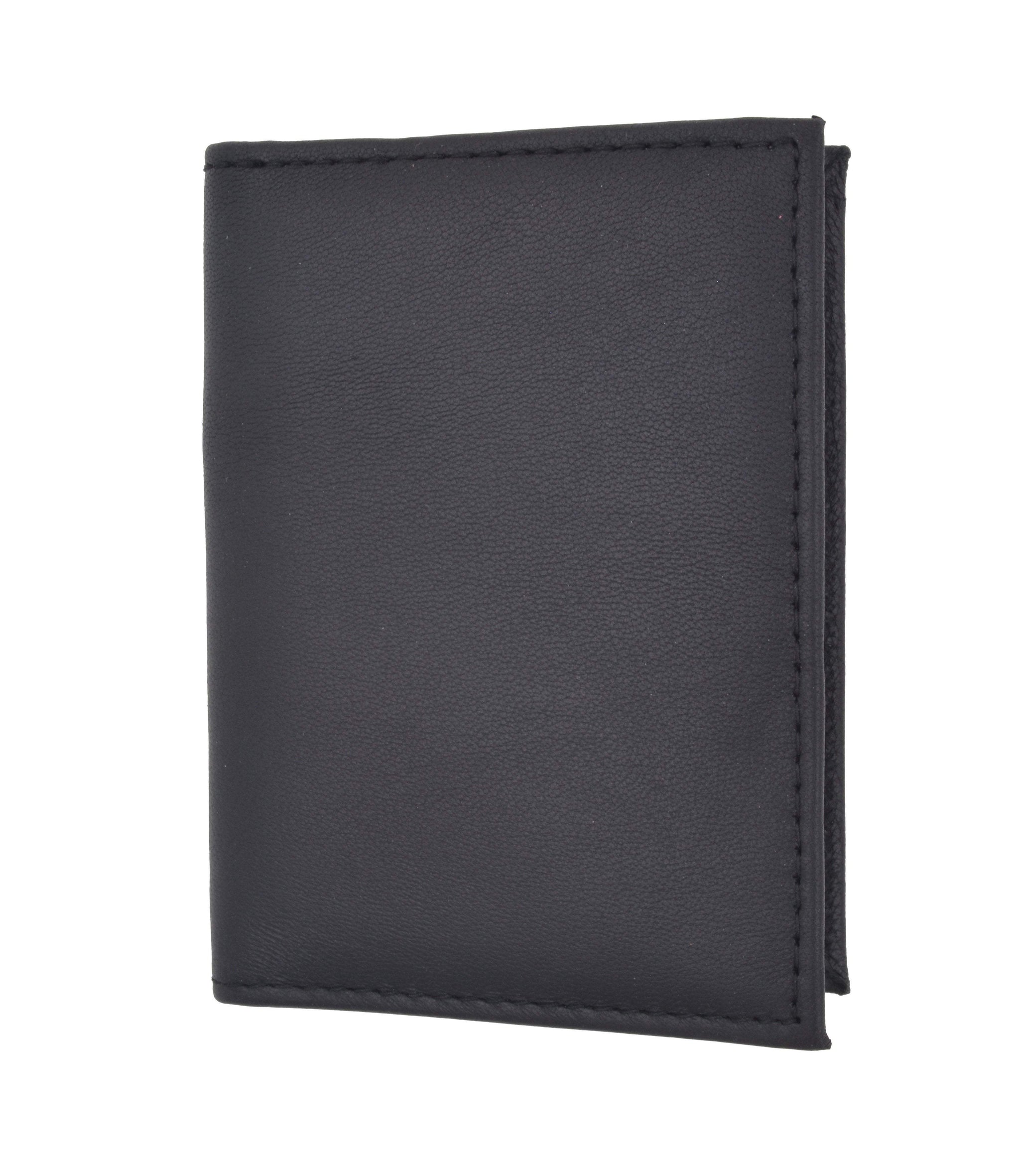 Slim Thin Leather Credit Card ID Mini Wallet Holder Bifold Driver's License Safe NEW COLORS 1515C