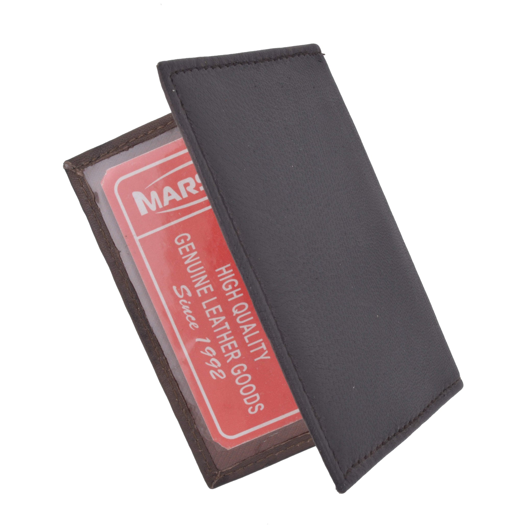 Slim Thin Leather Credit Card ID Mini Wallet Holder Bifold Driver's License Safe NEW COLORS 1515C