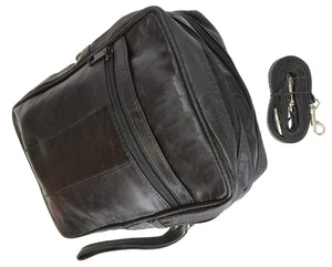 Soft Genuine Leather Organizer Bag with Cellphone Holder 118 (C)-menswallet