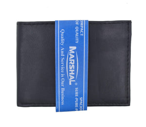Soft Lambkin Leather Removable Flap ID Card Holder Bifold Wallet 1143-menswallet